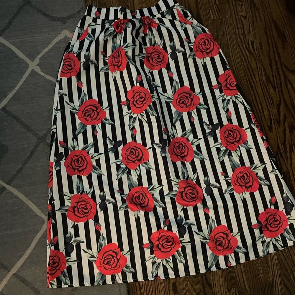 Floral Full length skirt